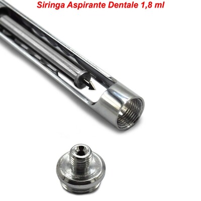 Siringhe Medentra Uk 5 Pezzi 1.8ml Di Siringa Dentale Autoaspirante