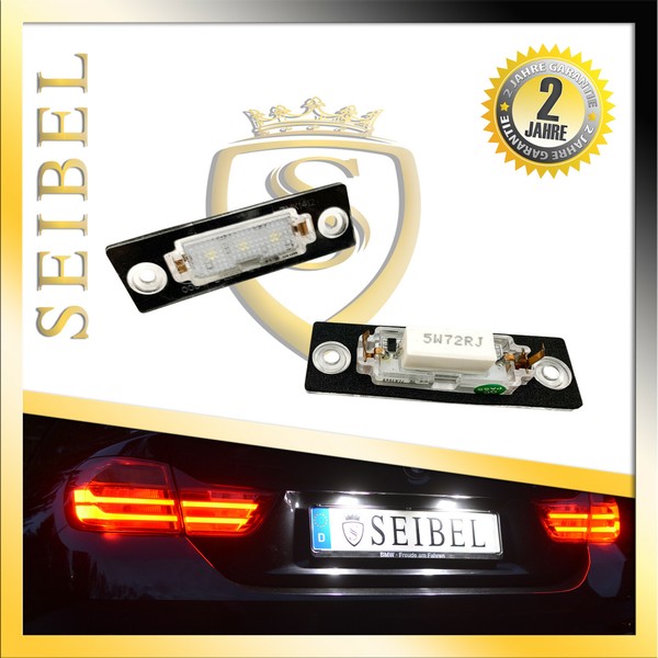 Led Kennzeichenbeleuchtung Skoda Octavia Limousine Typ 1Z Bj. 04-07 Stvzo Frei-image