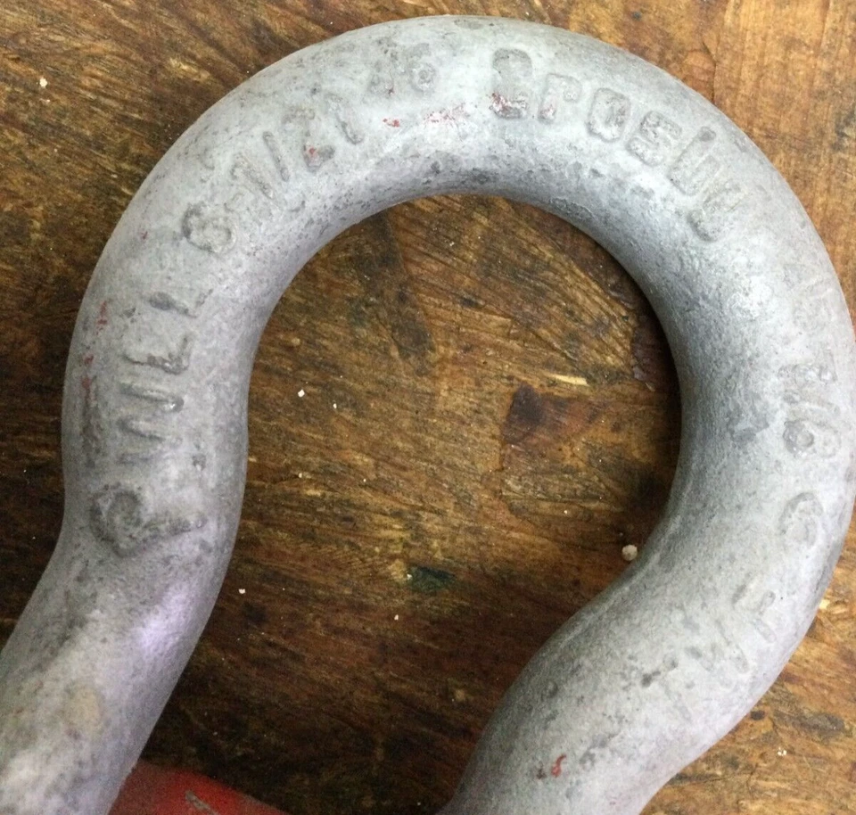 Crosby 1018516 7/8" G-209 Screw Pin Anchor Shackle - 6-1/2 Ton WLL - Image 2 of 3