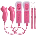 Built in Motion Plus Remote Controller &Nunchuck for Nintendo Wii /Wii U Console