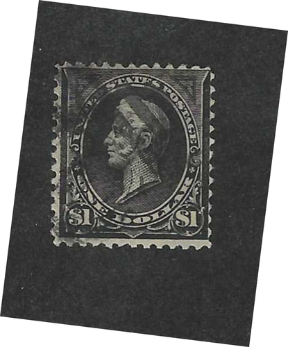 1895 $1 Perry triangle type 11 (full circles) (276A) Scarce variety $200 fs