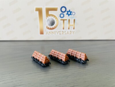 Pezzi Gioco Ticket To Ride Europe 15° Anniversario - Vagoni Treno Marroni X3
