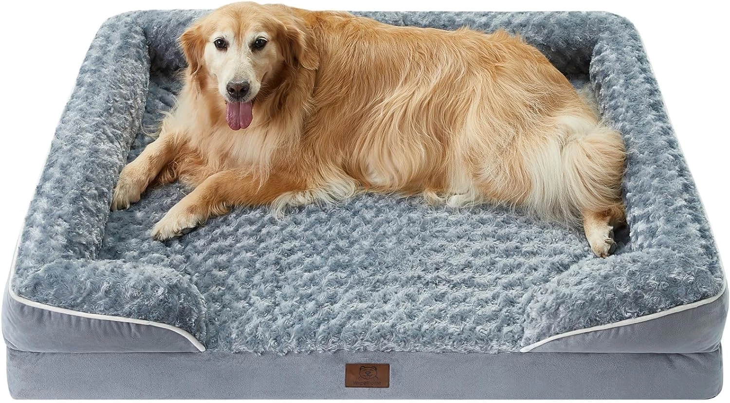 Large Dog Washable Orthopedic Sofa Bed with Waterproof Lining & Non-Skid Bottom