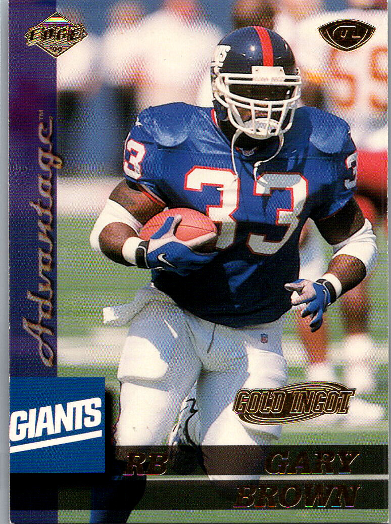  102 Gary Brown New York Giants 1999 Collector's Edge Advantage eBay