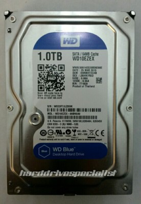 WD Blue WD10EZEX-00BN5A0 1.0TB SATA 64MB Cache Desktop Drive DCM:HHRMHT2CHB 