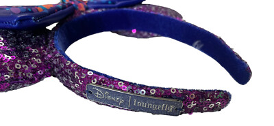 NEW Loungefly Disneyland Paris Minnie Mouse 30 Anniversary Sequin Ears Headband New Disneyland Paris 30th Anniversary sPARKling Collection  main image 3