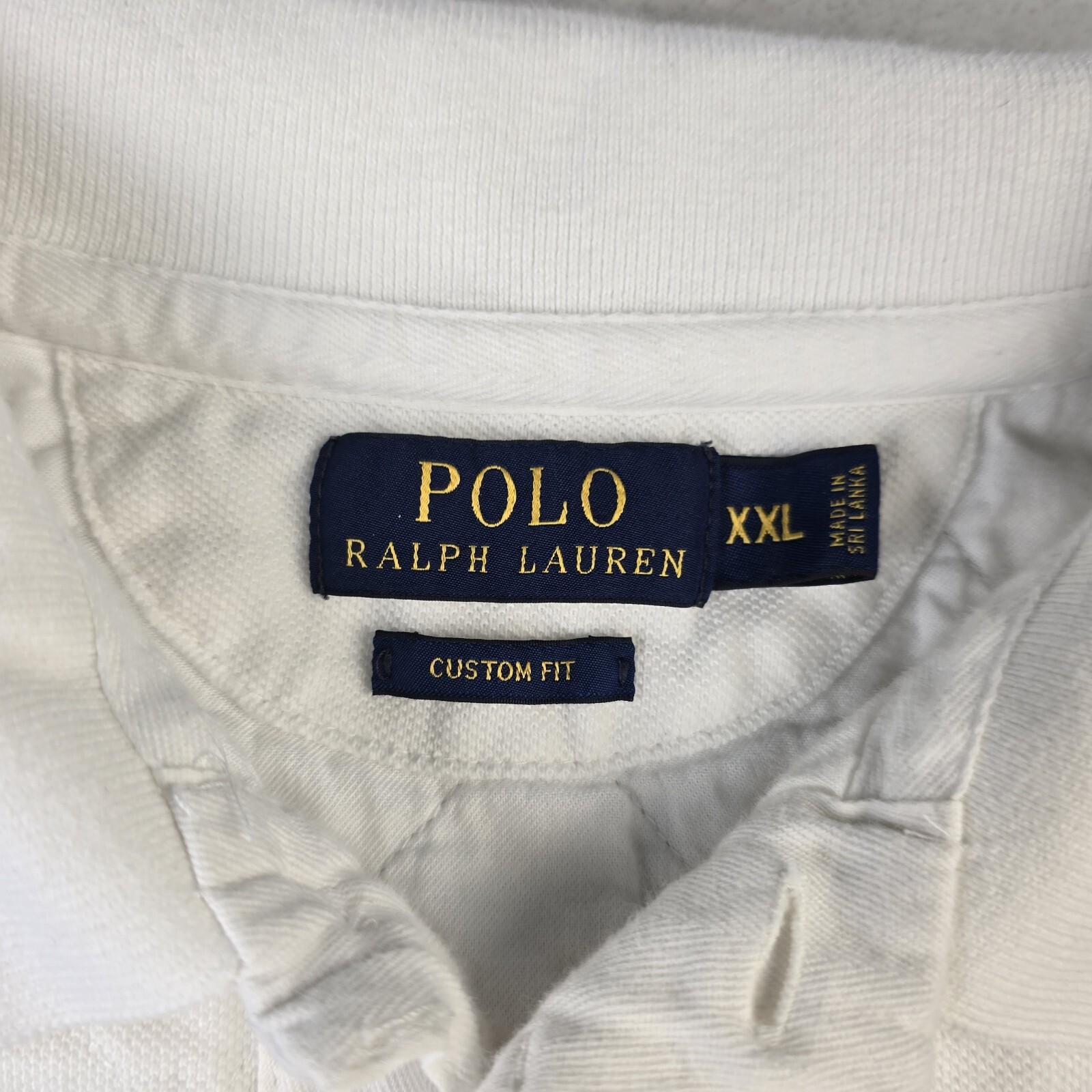 FILA Polo Ralph Lauren Skull Captain Rowing club polo taglia XXL vestibilità personalizzata