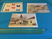 Set Of 3 U.S. Holocaust Memorial Museum Note/Greeting Cards, Assorted Paintings