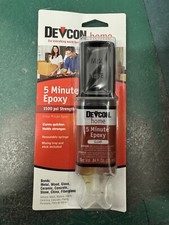 Devcon 20845 - 5 Minute Epoxy - 25ml Syringe - General Purpose Clear Heavy Duty