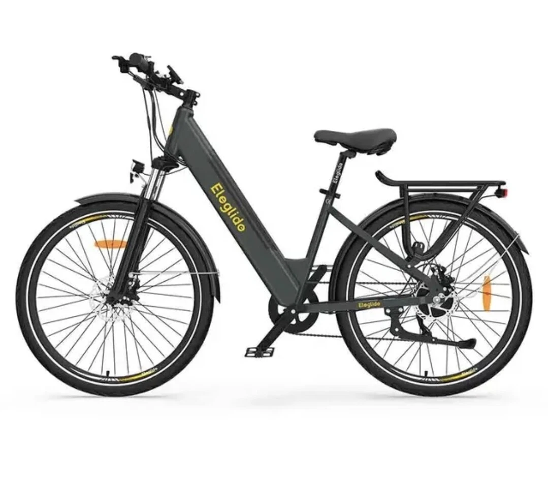 Electric Bike T1 Step-Thru Ebike Pedal Assist 13ah Bicycle 100Km Range Rd  Legal