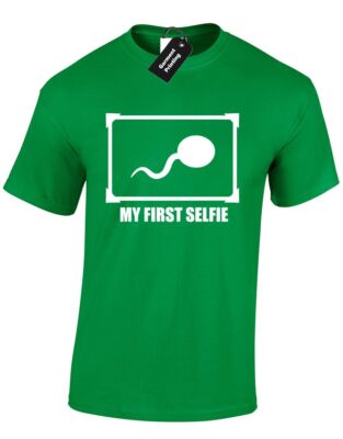 My First Selfie Funny Rude Design Explicit Lyrics Unisex T-Shirt