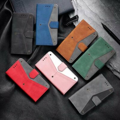 Retro Leder Wallet Handy Hülle Case For Samsung S20FE S21 A21S A42 A71 A51 S8 S9