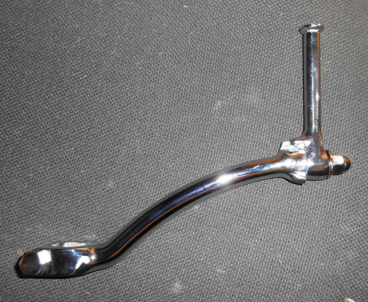 Norton Chrome Kickstart Crank Assembly AMC Singles & Twins OEM 04