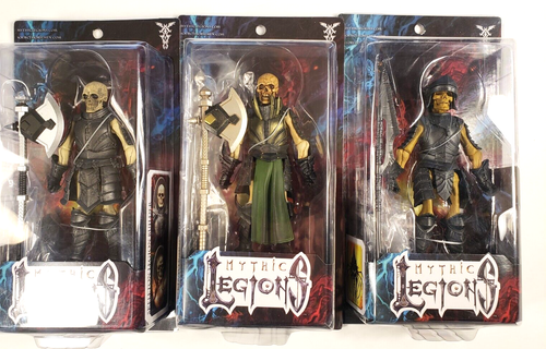 MYTHIC LEGIONS SKELETON LEGION BUILDER + DELUXE + MALLEUS UNUSED IN BOXES LOT