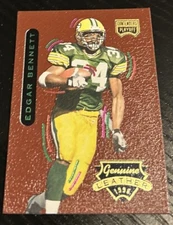 1996 Playoff Contenders Edgar Bennett Genuine Leather 