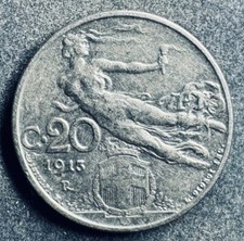 20 Centesimi 1913 R Italien Vittorio Emanuele III KM#44 K161124/E0