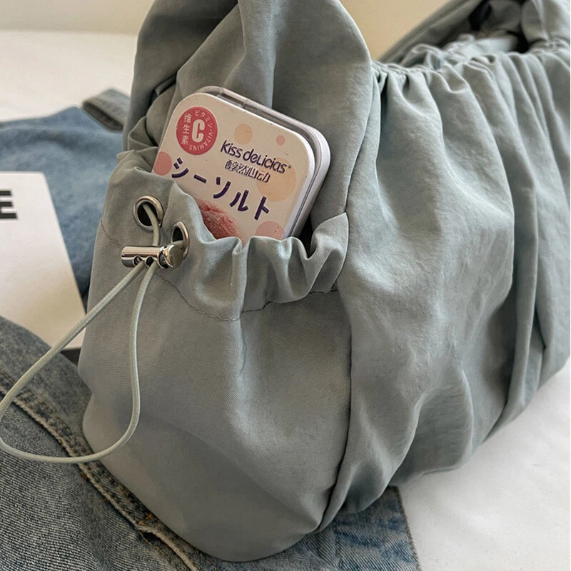 Canvas Tote Bag for Women Large Capacity Summer Shoulder Bag Student Handbag 2024