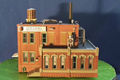 Clyde & Dale's Barrel Factory - Built & Ready w/LED lighting - N Scale - BR4924