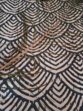Indian Cotton Kantha Quilt Hand Block Print King Bedspread Hand Block Kantha