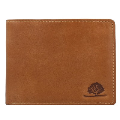 Greenburry Tornado Geldbörse RFID Leder 12cm #GB-1089 (peanut brown)