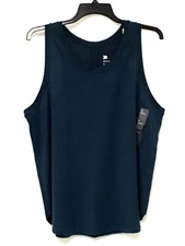 All In Motion Womens Size XL Teal Pleat Back Active Tank Sleeveless Top