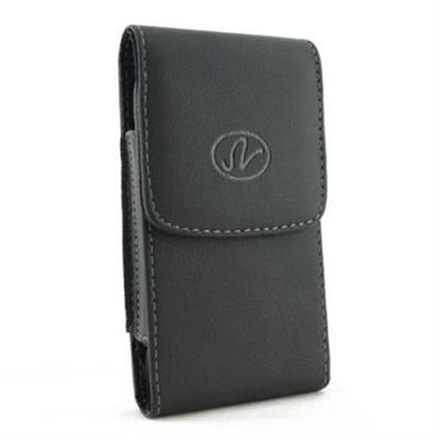 Black Vertical Leather Cover Belt Holster Case Pouch For Samsung Galaxy J7 V