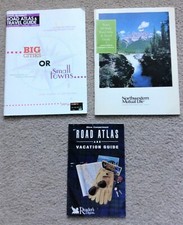 Road Atlas and Travel Guide US Canada Mexico Rand McNally 1993, 1999, Glove Comp