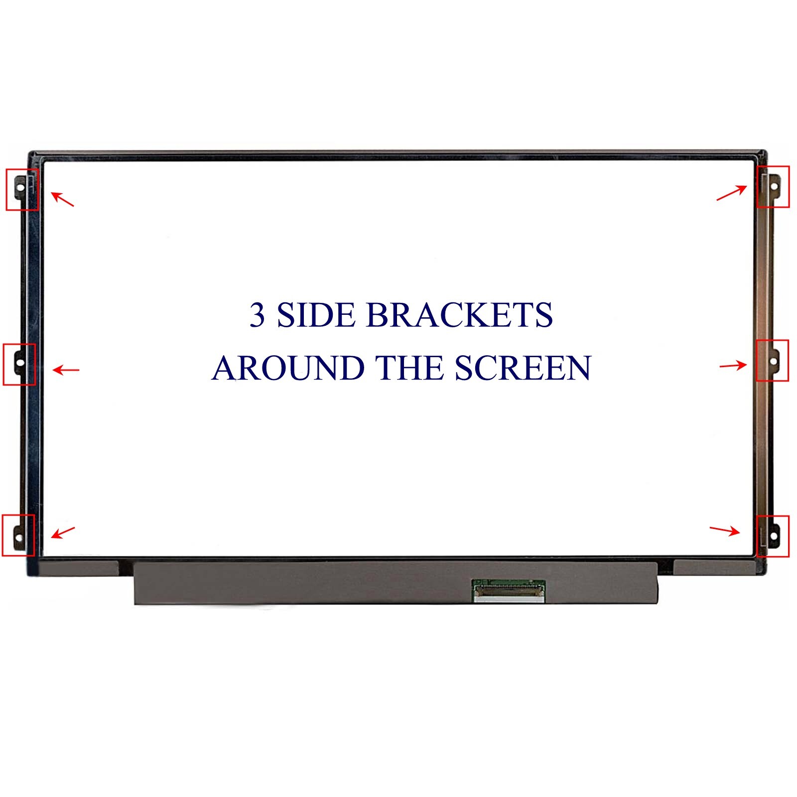 12.5"" SCREEN PANEL FOR DELL LATITUDE E7240 WXGA HD DISPLAY MATTE 30PINS