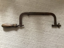 Vintage Wooden Handle Adjustable Hacksaw Fuluse Frame by Cooper & Sons Sheffield