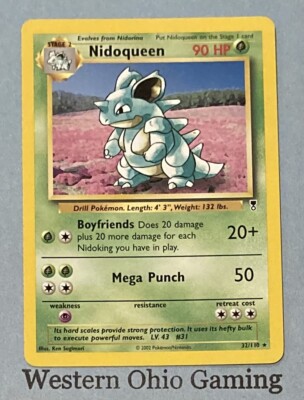 Pokemon TCG Nidoqueen #32/110 Rare READ CCG Legendary Collection