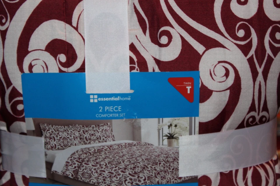 Essential Home 2-Piece Twin Comforter Set - Medallion Scroll  - Image 3 of 3