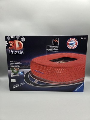 Ravensburger  3D Puzzle Allianz Arena Night Edition | LED Band | 216 Teile | 8+