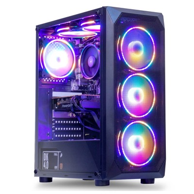 Gaming PC Computer R5 3500X, RX580, 8G DDR4, NVME 500G, A320,6RGB Fans,Window...