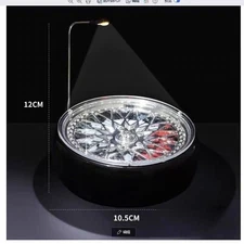 1:64 LED Display Turntable Wheel Base for Hot Wheels Mini GT Diecast Car Show