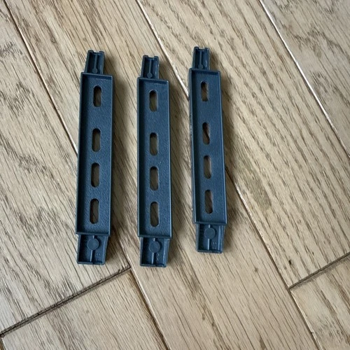 Vintage 1978  Star Wars 2nd FLOOR SUPPORT STRUT x2 Black DEATH STAR PLAYSET PART