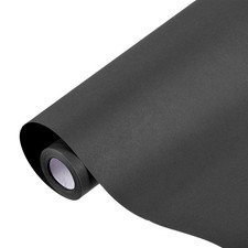 Kraft Roll Gift Paper, 44.5x1100cm (11m) Decorative, Black 80GSM