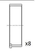 1 X Pleuellager FAI BB2085-STD FüR Mazda B-Serie MPV I
