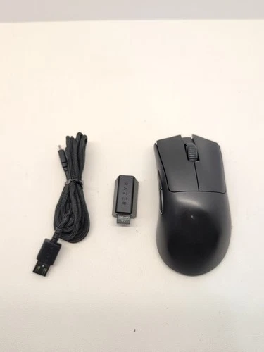 Razer DeathAdder V3 Pro Wireless Gaming Mouse Tested In Good Condition Z4#360