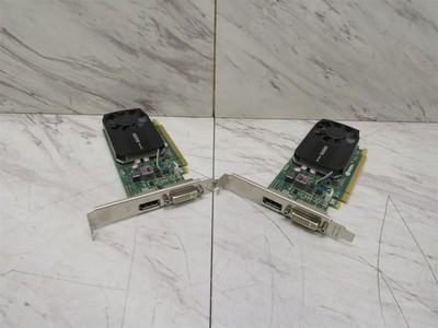 2X NVIDIA QUADRO K620 DISPLAYPORT DVI-I 2GB DDR3 PCIe 2.0X16 GRAPHIC CARD