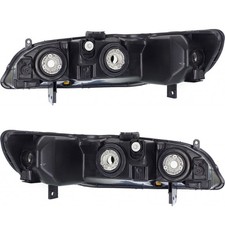 Pair Of Headlights For Honda Accord Dx Se Lx Ex Coupe Sedan 2.3l 1998 1999 2000 Pair Of Headlights For Honda Accord Dx Se Lx Ex Coupe Sedan 2.3l 1998 1999 2000