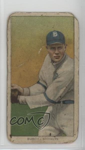 1909-11 T206 Polar Bear Back Al Burch (Fielding) 0i1b