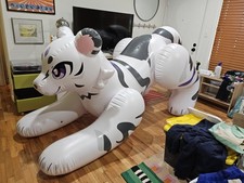 Imaginary Creature Factory (ICF) HanZhi White Tiger Inflatable Toy NIB With Mini