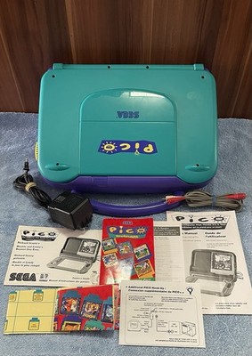 Sega Pico Learning System Console w/ Game & Cables - Inner Box - Tested & Works