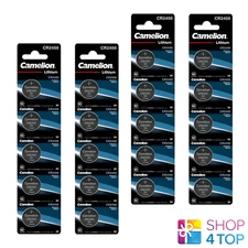20 Camelion Cr2450 Batteries Lithium 3V Button Cell Cr2450-Bp5 5Bl Exp 2033 New