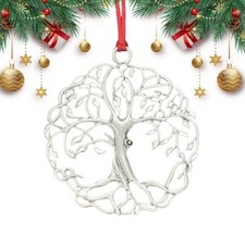 Christmas Ornaments 2025 Solid Pewter Christmas Tree Ornaments Handcrafted