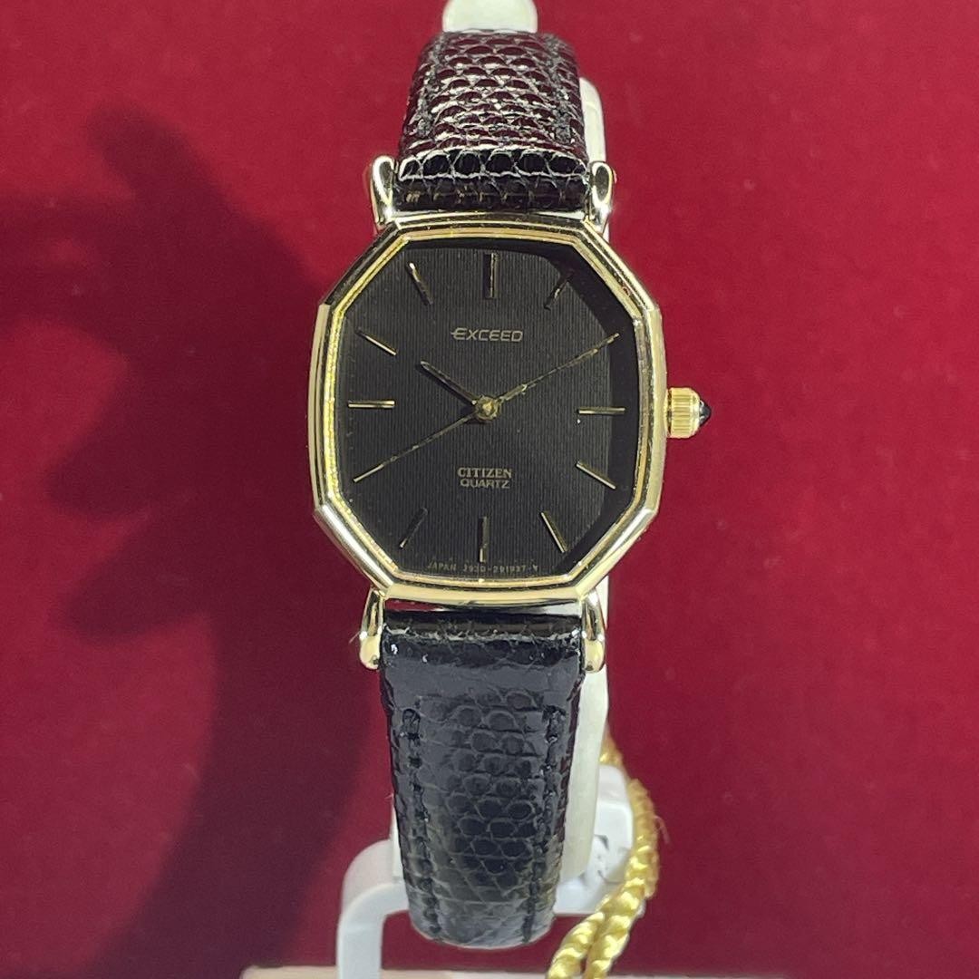 M8【used】 稼働品 EXCEED CITIZEN 腕時計 CITIZEN EXCEED QZ LADIES WRISTWATCH JAPAN MADE 80S VINTAGE