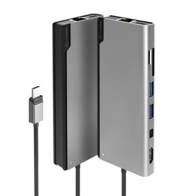 Alogic ULDPLSV2-SGR Alogic Dockingstation USB-C Dock Plus Gen 2 Power Delivery