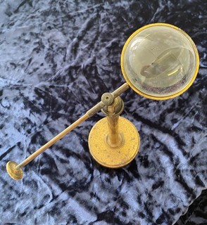 Antique Bullseye Laboratory Magnifying Glass