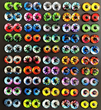6Mm 8Mm 10Mm 12Mm Mixed Toys Dragon Eyes round Pattern Glass Cabochons Flatback 