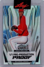 Walbert Urena Leaf Baseball 1/1 Pre Production Proof